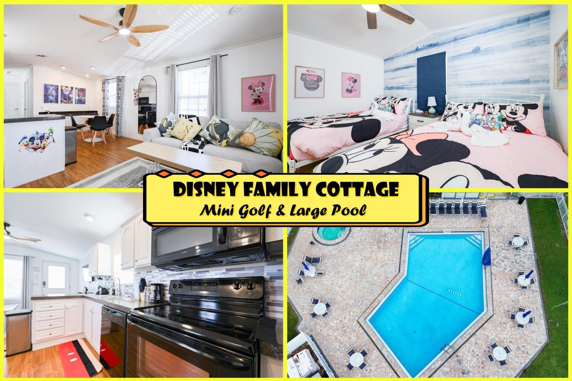 New! Family Cottage Near Disney-Sleep 6 Kissimmee Luaran gambar